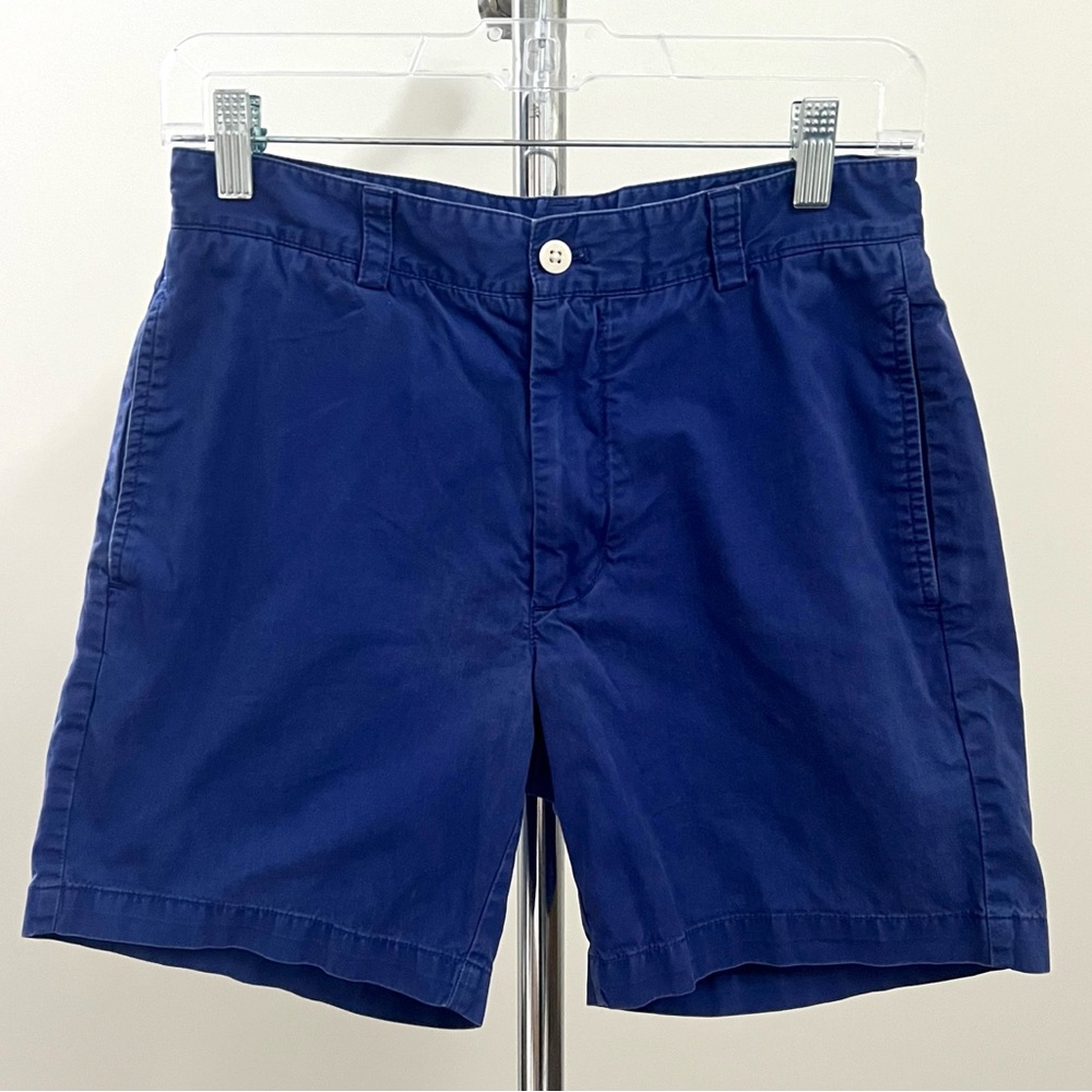 VINEYARD VINES Blue Flat Front Mens Shorts Size 28 EUC